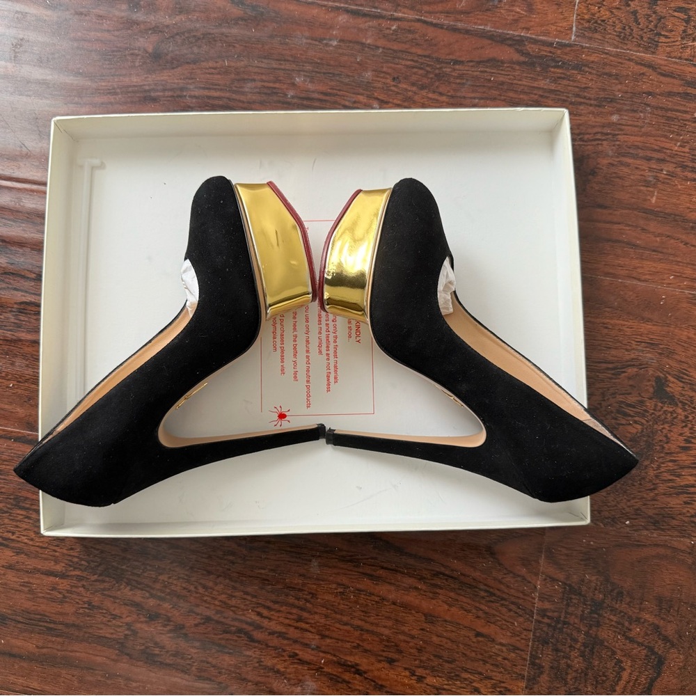 Charlotte Olympia Dolly Heels (Size 35 Black) - Picture 3 of 9